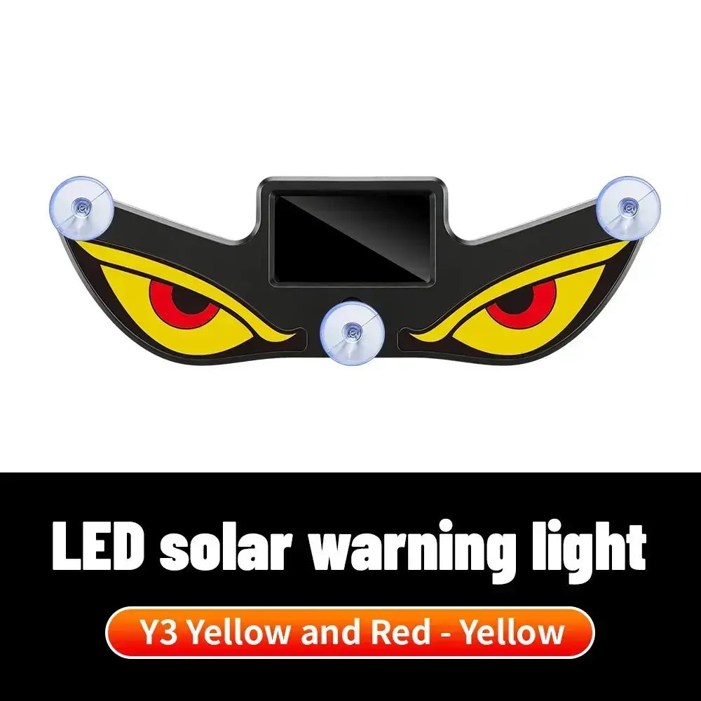 Car Rear Window Dynamic LED Display – Vampire Devil Eye Emoji Panel, Auto Decorative Light