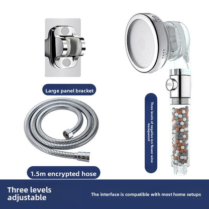 Adjustable Shower Head with Negative Ion Technology