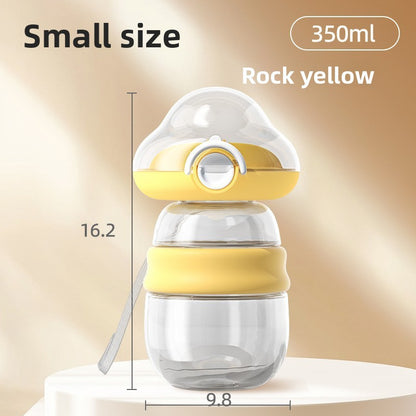 Portable Pet Water Bottle with Feeding Container