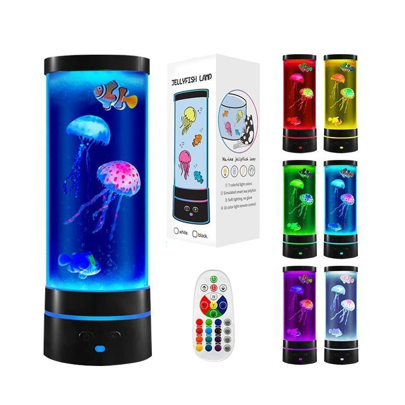 USB Jellyfish Lamp Multicolor Changing Night Light