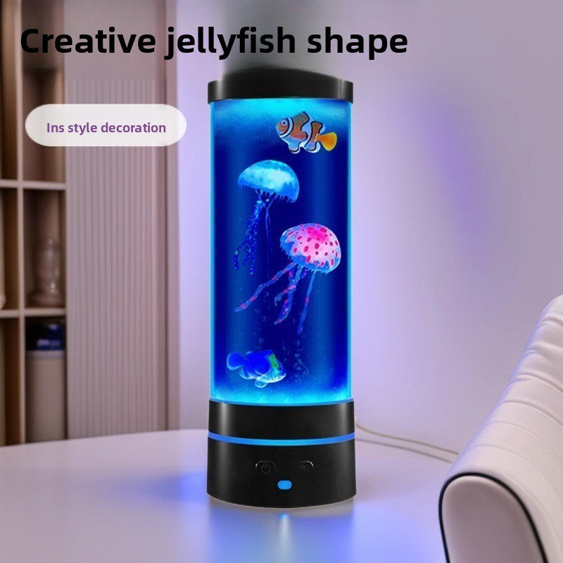 USB Jellyfish Lamp Multicolor Changing Night Light