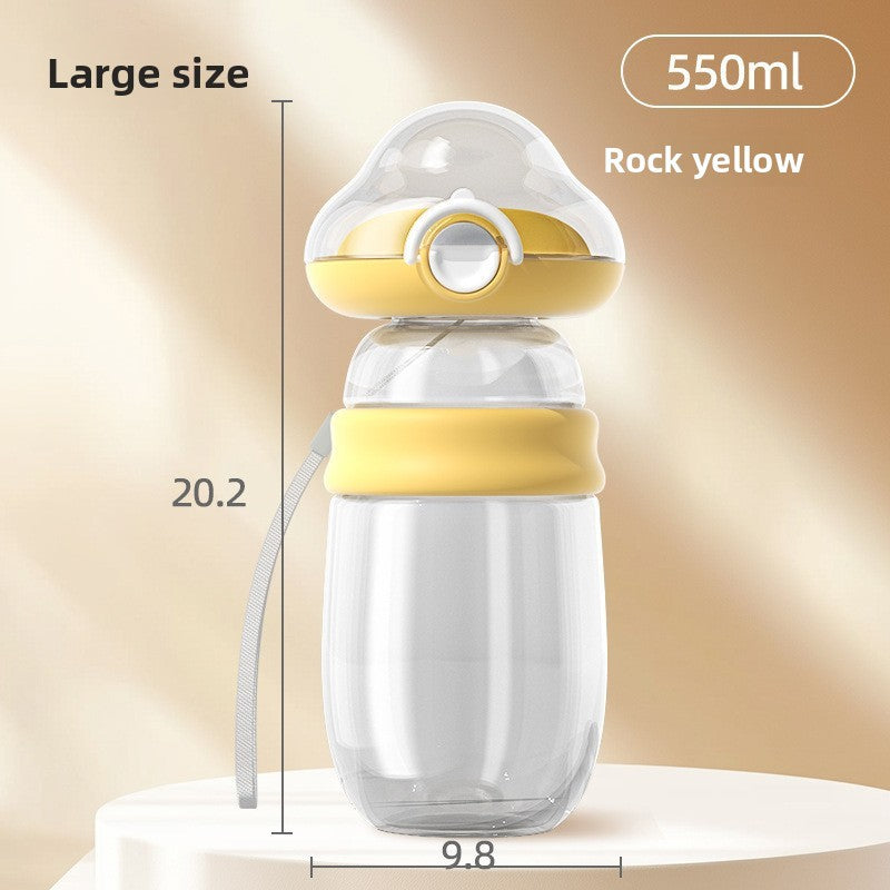 Portable Pet Water Bottle with Feeding Container