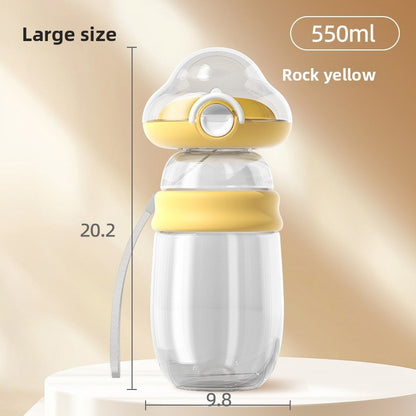 Portable Pet Water Bottle with Feeding Container