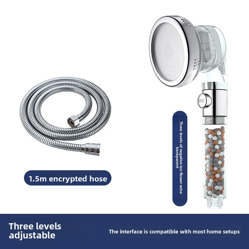 Adjustable Shower Head with Negative Ion Technology