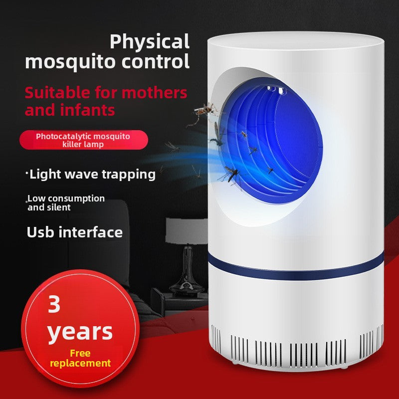 Photocatalyst LED Mosquito Killer Lamp with Suction Fan