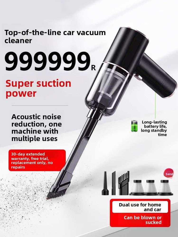 Portable Handheld Car Vacuum Cleaner with Blowing Function