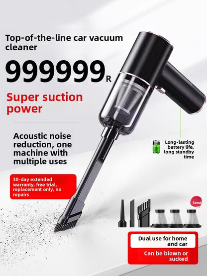 Portable Handheld Car Vacuum Cleaner with Blowing Function
